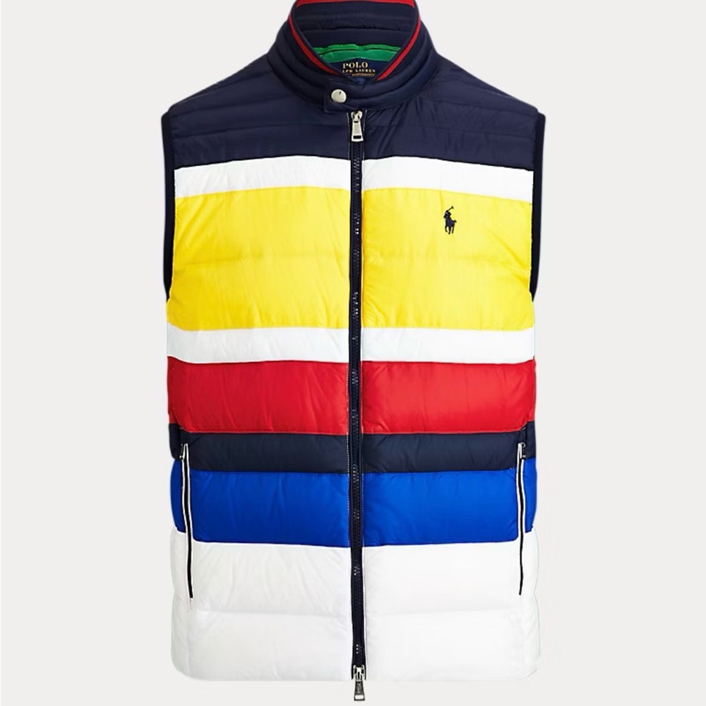 NWT Polo by Ralph Lauren Men’s Colorblock Puffer Vest